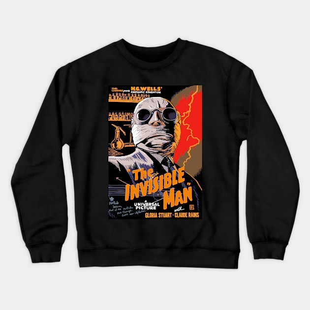 Invisible Man Crewneck Sweatshirt by headrubble